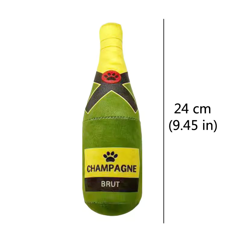 Squeaky Alcohol Bottle Dog Toy